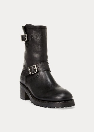 Botas Polo Ralph Lauren Payge Vachetta Couro Mulher 87401-FAXD